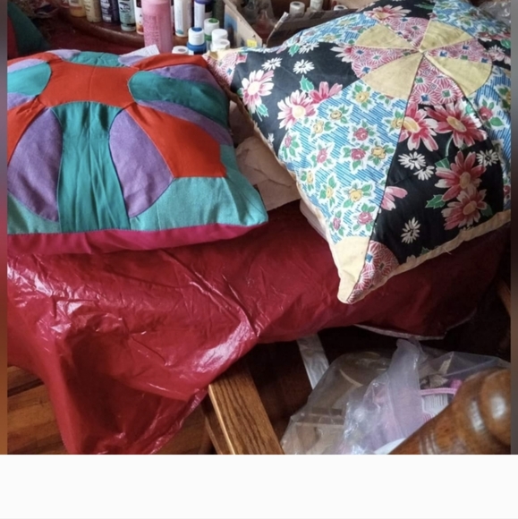 HAND CRAFTED Quilt Square Pillow - Choose One! - Picture 3 of 3